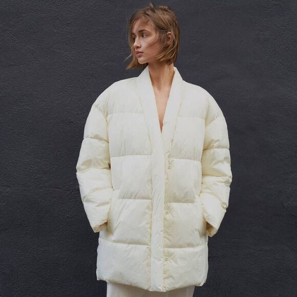 ZARA Minimalistic Padded Jacket New Medium - Picture 1 of 11